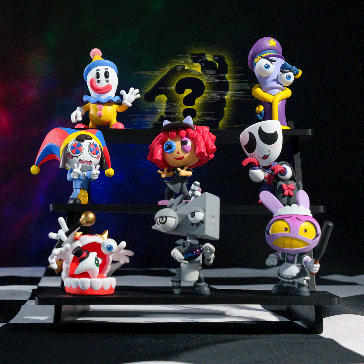 Serie de Animiniz disfrazados de El asombroso circo digital – Glitch ...
