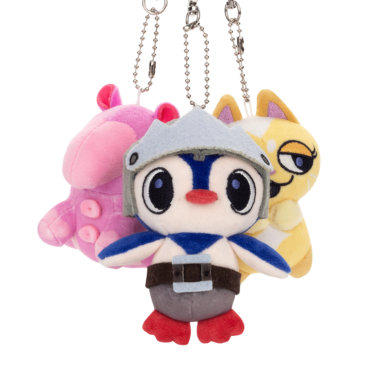 Space Trio Plush Keychains