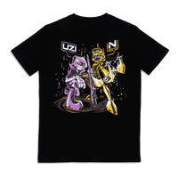 Camiseta oficial Uzi e N, Dupla Icônica