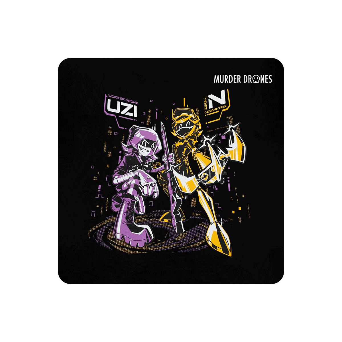 Camiseta oficial Uzi e N, Dupla Icônica